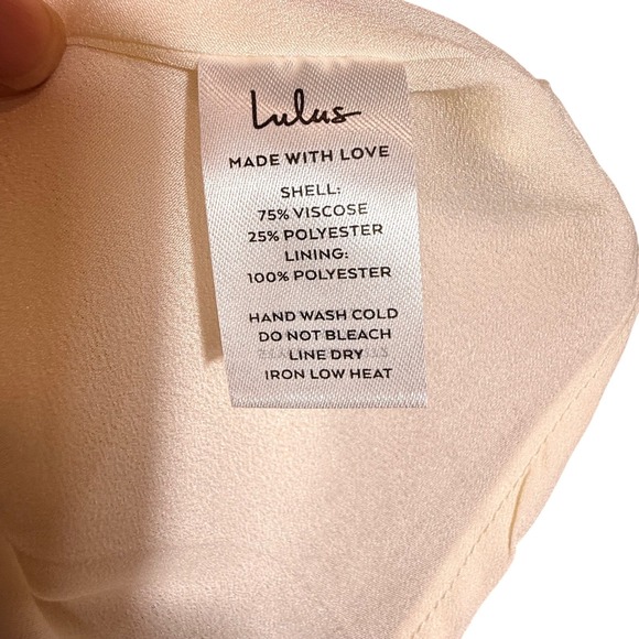 Lulus Floral Puff Sleeve Lace Up Back Midi Dress Womens M Ivory Cottagecore - Picture 9 of 16